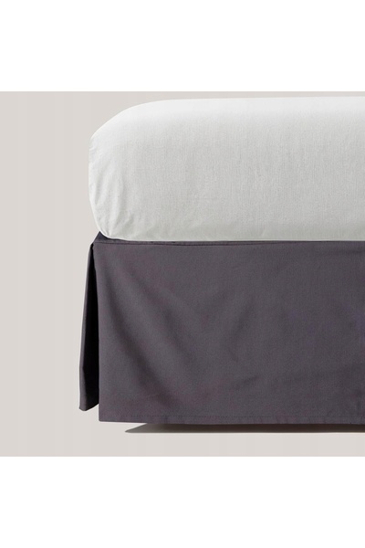 NO BRAND 10XDIEZ husă neagră pentru cadru de pat 200 x 135 x 30 cm