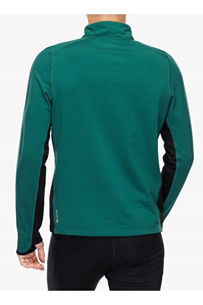 NO BRAND Smartwool Active Fleece Bluză de trening cu jumătate de fermoar, făr...