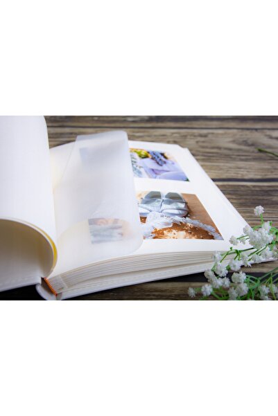 gedeon Album foto pentru lipit fotografii, 100 de pagini, alb, cadou pentru n...