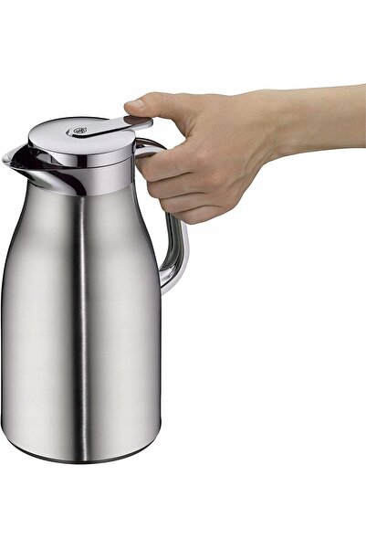 NO BRAND ALFI Termos pentru cafea și ceai SKYLINE din oțel mat, 1,00 l