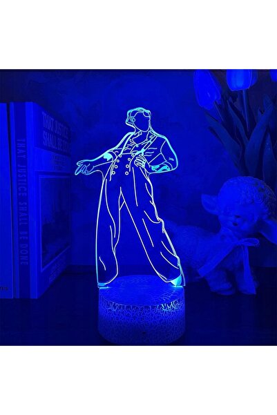 NO BRAND LAMPĂ LED 3D HARRY STYLES CU FORMĂ DE POSTURĂ, 16 CULORI + TELECOMANDĂ