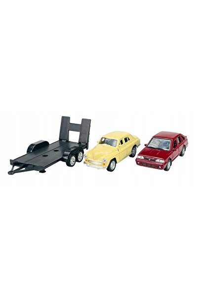 WELLY PACHET DE 2 POLONEZ CARO PLUS + WARSAW 224 1:34 PRL SET MAȘINĂ NOUĂ