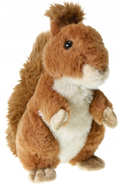 Dromader mascota mare de pluș, veverița Emilka, 30 cm