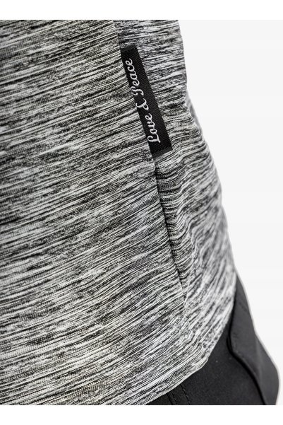 NO BRAND Tricou de ciclism Sensor Charger Jersey LS - gri/negru XL