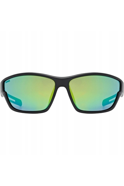 Uvex Ochelari de ciclism Sportstyle 806 - negru mat/verde oglindă