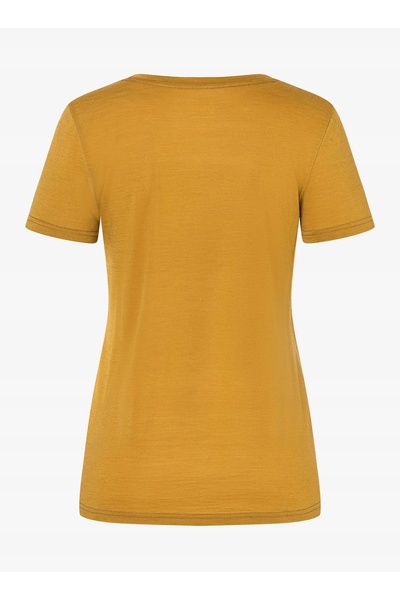 NO BRAND Tricou merino de damă Super. Tricou de vacanță - tutun uscat L