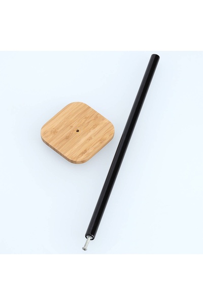 NO BRAND Suport pentru hârtie igienică din oțel ZELLER Bamboo K3
