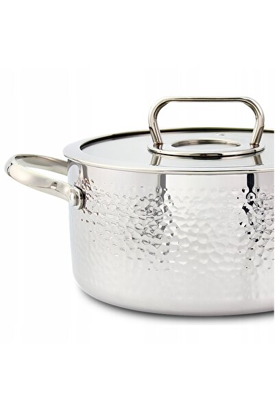 NO BRAND Vase de gătit din oțel inoxidabil 18/10 (SS304) cu strat triplu, pen...