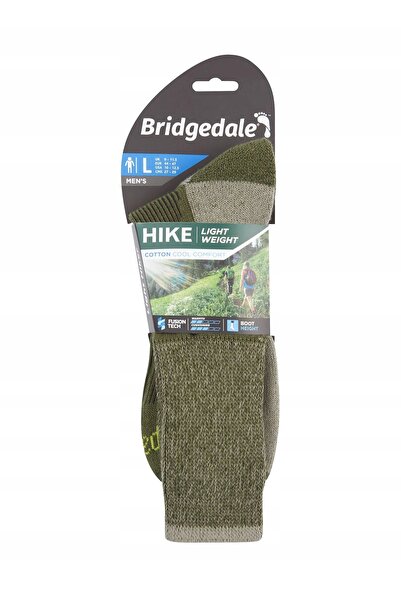 NO BRAND Șosete Bridgedale Hike Lightweight Coolmax Comfort Boot - verde 40-43