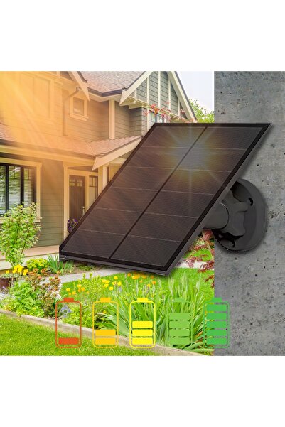 NO BRAND Cameră solară de exterior rotativă, GSM, 3G, 4G, SIM, 4 MP, 2K, alar...