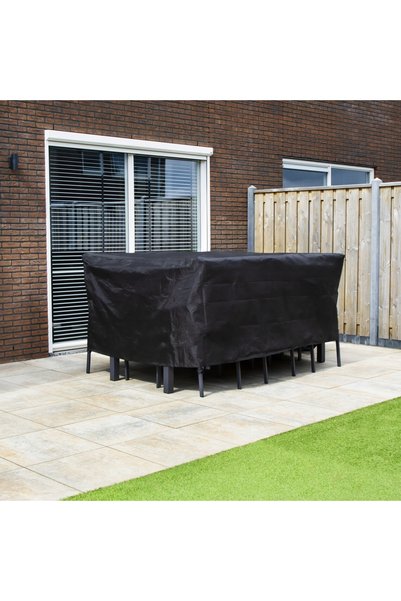 NO BRAND Husă pentru grădinărit 185 x 115 x 70 cm negru ENZENO