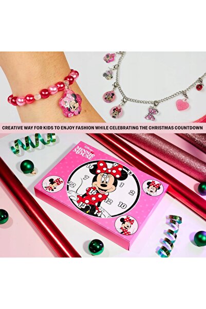 Disney CALENDARUL DE ADVENT PENTRU FETE MINNIE 2025: ACCESORII ȘI BIJUTERII!