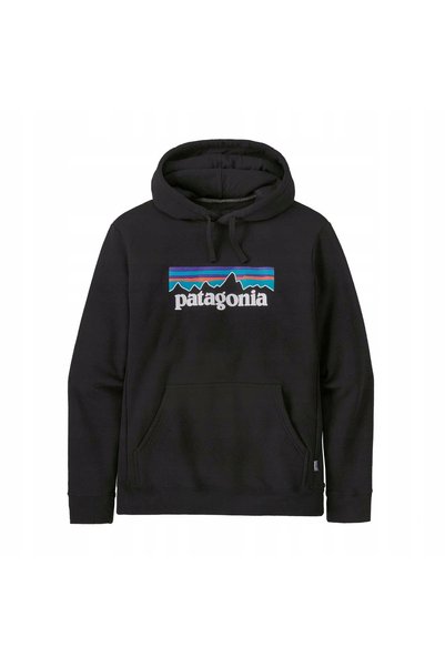 Patagonia Hanorac cu glugă P-6 Logo Uprisal - negru XXL