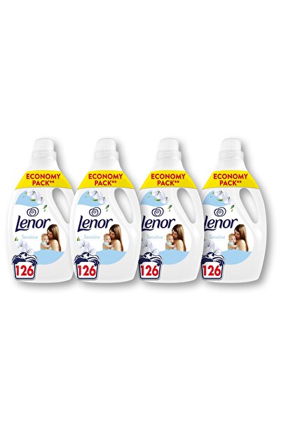 lenor Balsam de rufe lichid, 4x126 spălări, pentru piele sensibilă