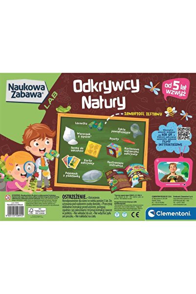 CLEMENTONI Explorator Științific Distractiv Binoclu Natură Limba Poloneză 50894