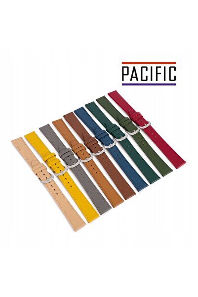 PACIFIC Curea din piele W01 Mix 18mm (20 bucăți) Curele de ceas colorate