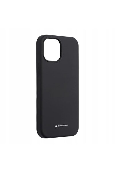 NO BRAND Husă de telefon din silicon Mercury pentru iPhone 13 Mini negru/negru