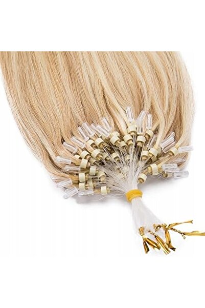 NO BRAND TESS Micro-Ring Real Hair Extensions – șuvițe naturale de păr de 45 cm