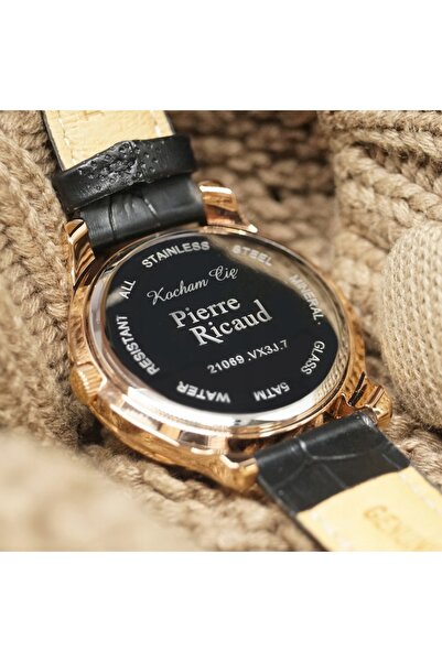 NO BRAND CEAS DE DAMĂ ELEGANT ȘI LA MODĂ PIERRE RICAUD P22035.5144Q CU BRAȚAR...