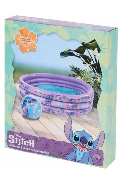 Sambro BASEN GONFLABIL STITCH rotund 33 x 100 cm + MINGE