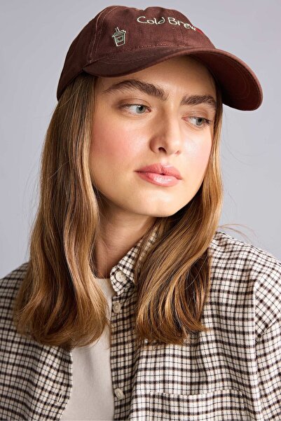 DeFacto Women's Cotton Embroidered Cap Hat I3781Ax26Sm