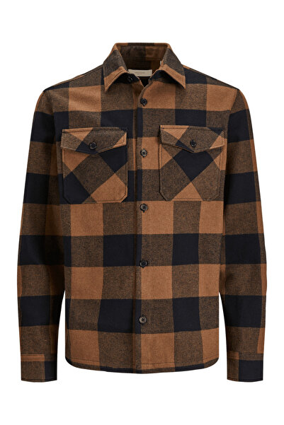 Jack & Jones Tech Cămașă tip overshirt JackJones JPRROY CHECK mărimea S