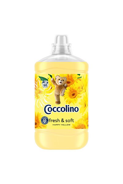 Coccolino Balsam de rufe Fresh&Soft Happy Yellow 2x1,7L 136 spălări