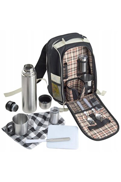 NO BRAND Rucsac de picnic cu geantă termoizolantă, pentru 2 persoane, KEMER