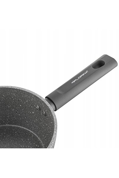 NO BRAND Rondel Florina Lava Stone Gessler 1.5L 18cm Gri Piatră Inducție