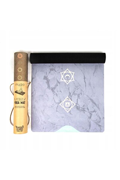 NO BRAND Myga Chakra Saltea de yoga luxoasă din cauciuc de 3 mm cu microfibră