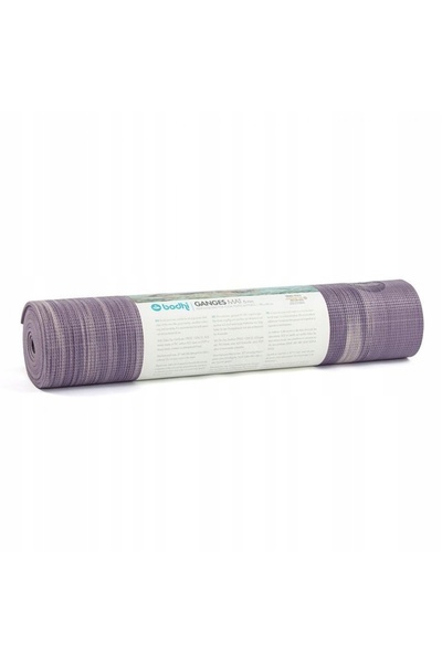 NO BRAND Saltea de yoga antiderapantă Bodhi Ganges 6mm - mov karimata