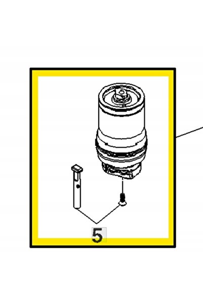 John Deere Pernă pneumatică pentru scaun 6115 (AL210889)
