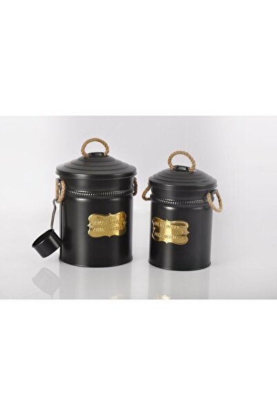 Turkco Galvanized Black Color Scale Dish Detergent Box 2 Pieces
