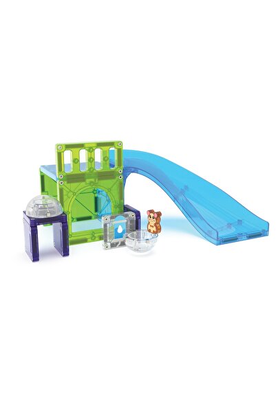NO BRAND MAGNA-TILES Blocuri magnetice Minge pentru hamster Roată pentru hams...