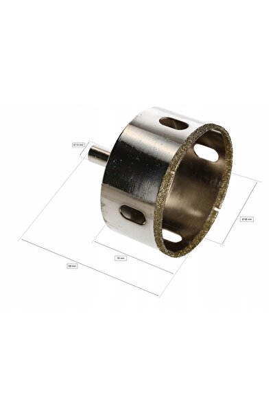 NO BRAND Burghiu cu coroană diamantată de 68 mm pentru gresie