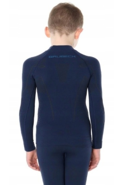 Brubeck Hanorac pentru băiat junior THERMO bleumarin 140/146