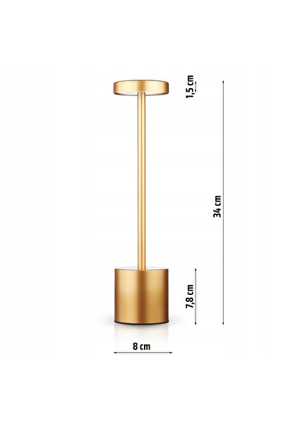 NO BRAND LAMPĂ DE NOAPTE LED TACTILĂ WIRELESS PENTRU RESTAURANT, HOTEL, CU 3 ...