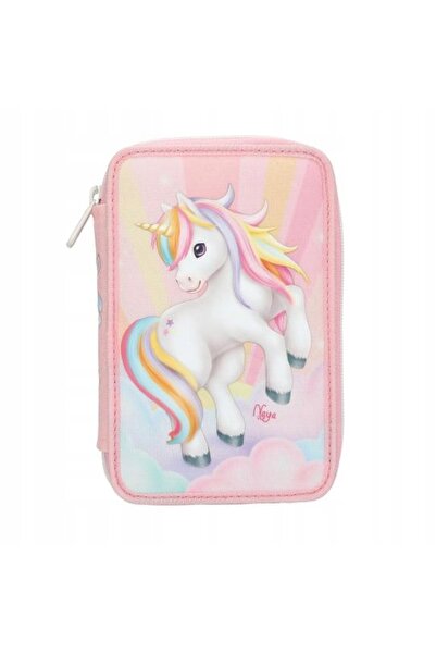 Depesche Penar dublu unicorn Ylvi cu conținut, 2 compartimente, rechizite