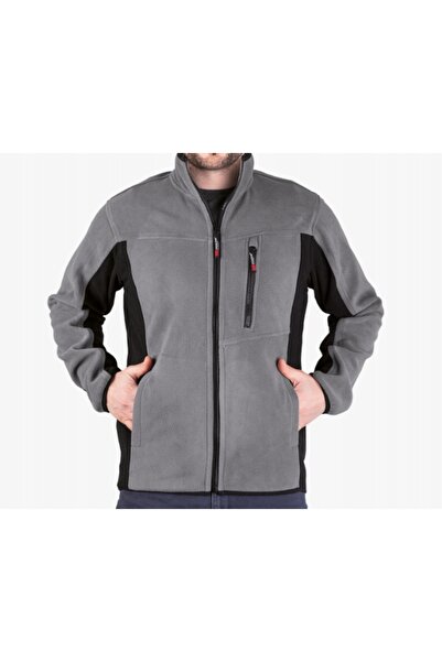 Reis Hanorac fleece de protecție gri pentru bărbați POLAR-TWIN măr. XL