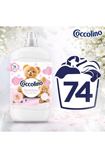 Coccolino Fluid de clătire cu Trandafir Romantic pentru Piele Sensibilă 6x170...