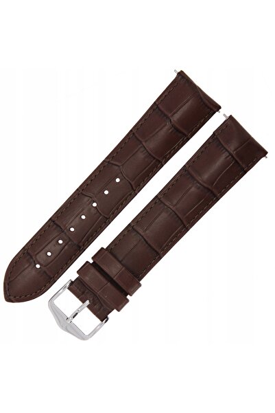 NO BRAND HIRSCH Duke XL - MARO - 22 mm - Curea de ceas din piele