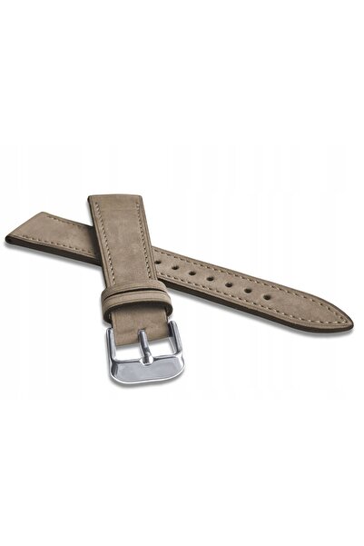 NO BRAND LAVVU Nubuck LSACF20 - 20mm - BEIGE - Curea de ceas din piele