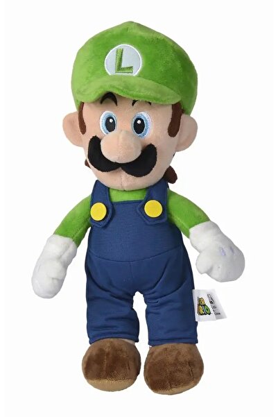 Nintendo SUPER MARIO Luigi pluș 30cm Jucărie de pluș Figurină de pluș