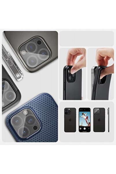 Spigen Husă Cameră Optik.TR pachet de 2 Iphone 14, 15, 16 Pro / Pro Max Trans...