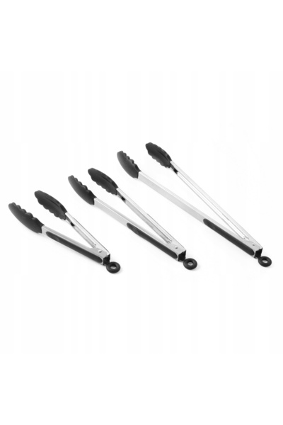 HENDI Clește universal cu blocare, silicon negru, 40 cm