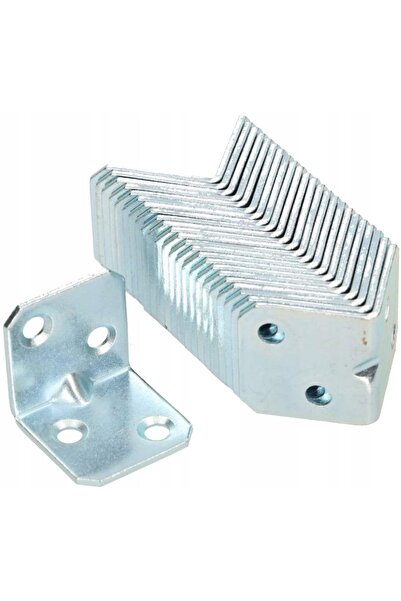 NO BRAND Conector unghiular CIESIELSKI 25x25x25 pentru mobilier 50 bucăți