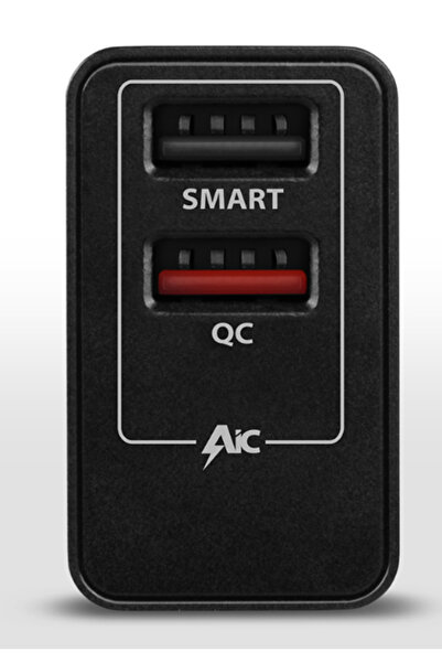 NO BRAND Încărcător rapid ACU-QS24 24W QC, 2 porturi USB-A, QC3.0/AFC/FCP + 5...