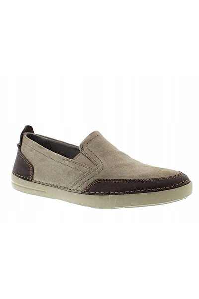 CLARKS Mocasini bărbați - Gosler Race - mărimea 41.5 - piele întoarsă bej