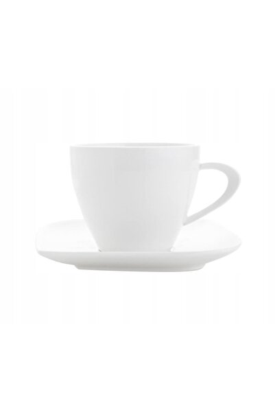 NO BRAND Set de cești de cafea cu farfurioare 300 ml 12 bucăți. 6 persoane Fl...