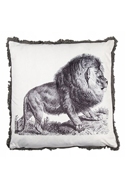 NO BRAND Față de pernă C&E Leu cu umplutură 45 x 45 cm